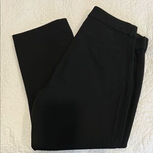 Old Navy Black Pixie Straight High-Rise Pants
